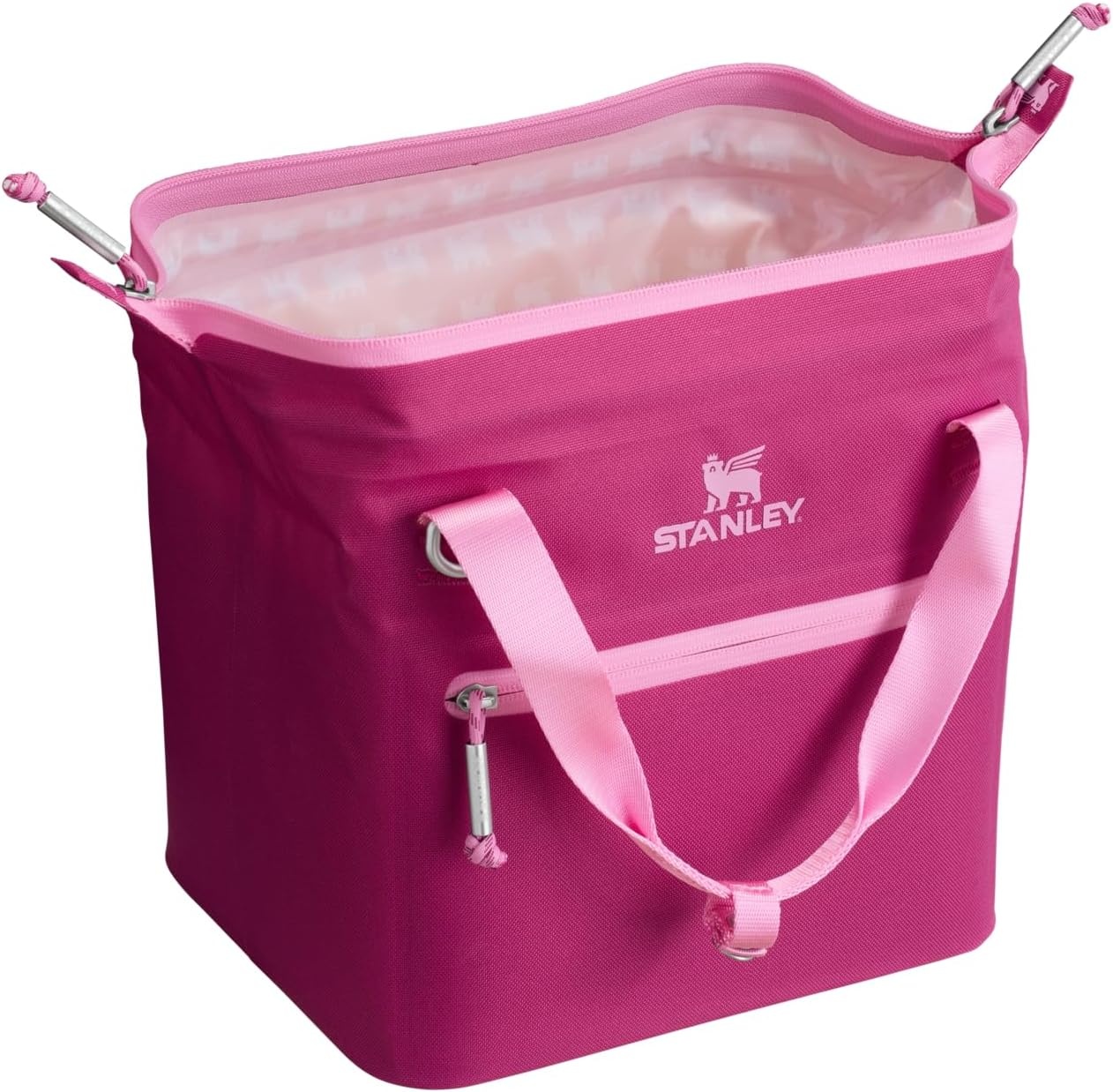 image:imageStanley All Day Julienne Soft Cooler Bag and Lunch Box Insulated Travel Bag with Zipper BPAFreeFuchsia