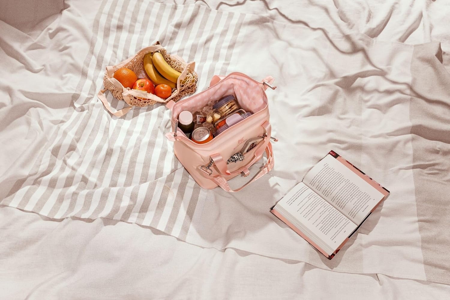 image:imageStanley All Day Julienne Soft Cooler Bag and Lunch Box Insulated Travel Bag with Zipper BPAFreeLilac