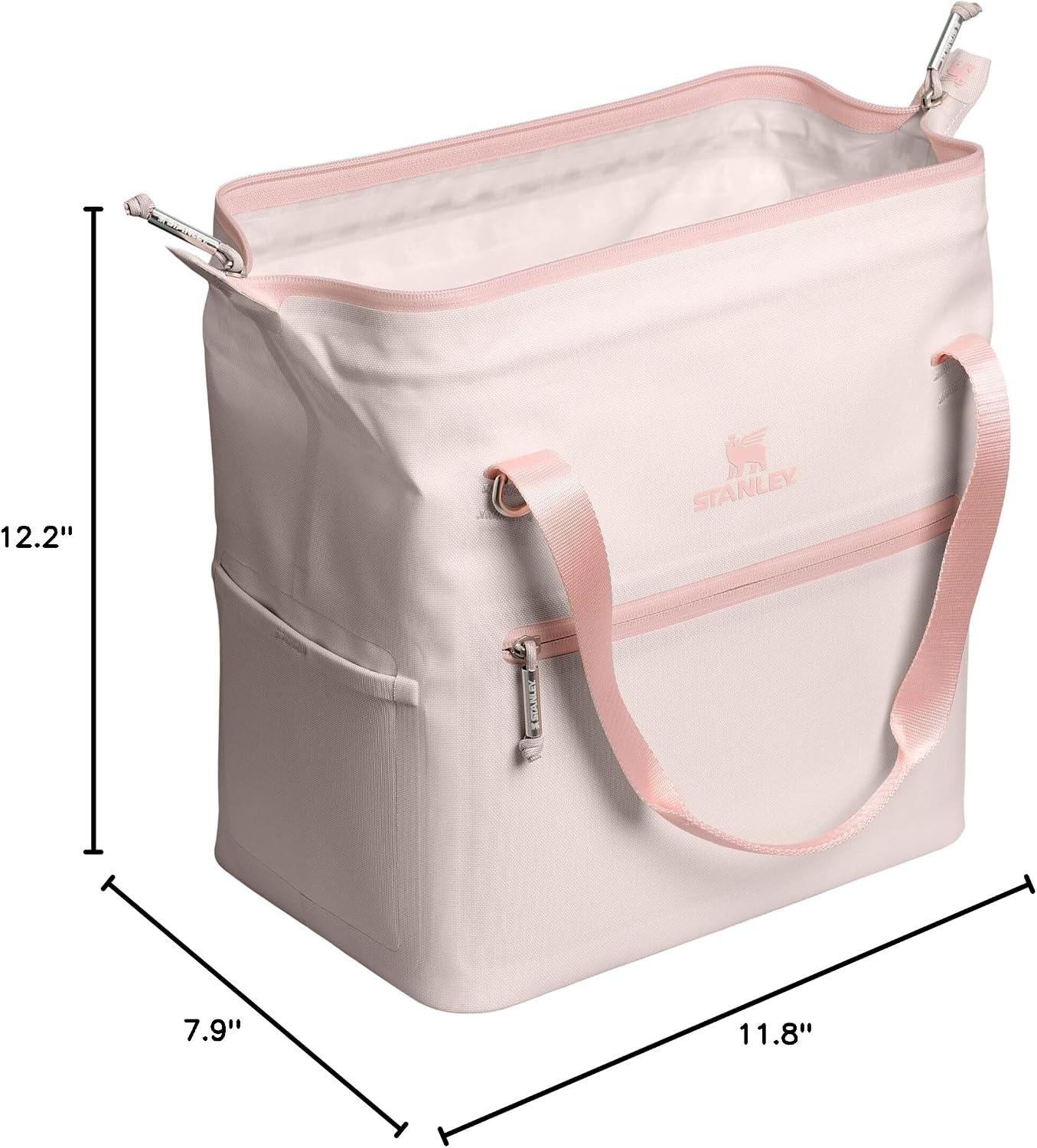image:imageStanley All Day Julienne Soft Cooler Bag and Lunch Box Insulated Travel Bag with Zipper BPAFreeRose Quartz