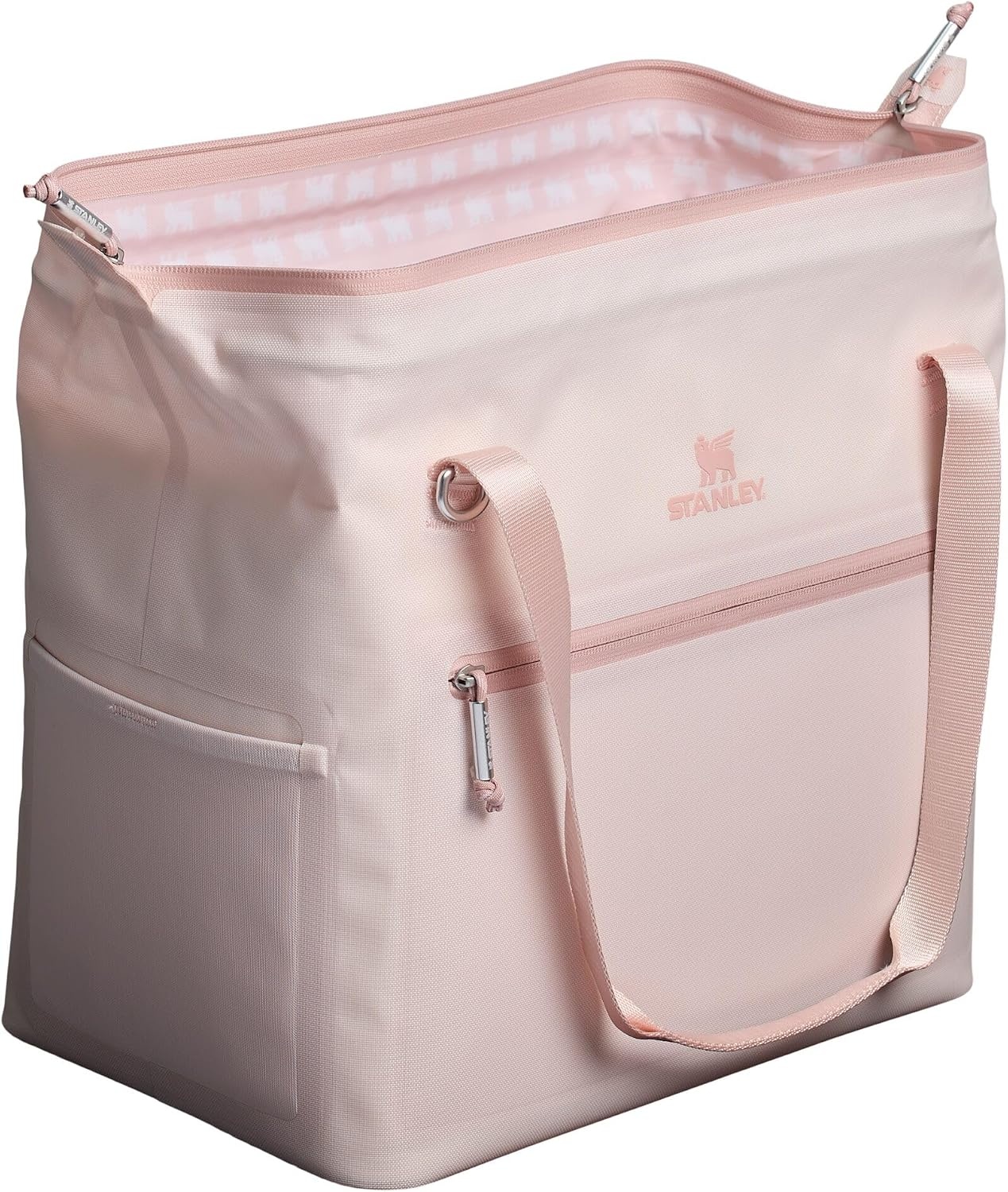 image:imageStanley All Day Julienne Soft Cooler Bag and Lunch Box Insulated Travel Bag with Zipper BPAFreeRose Quartz