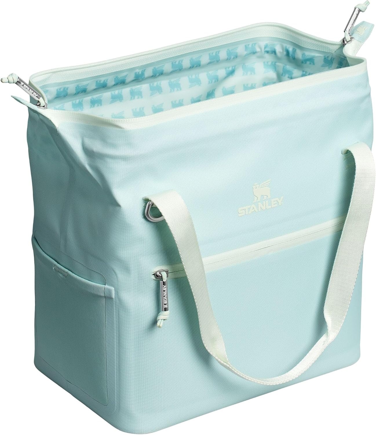 image:imageStanley All Day Julienne Soft Cooler Bag and Lunch Box Insulated Travel Bag with Zipper BPAFreeSeafoam