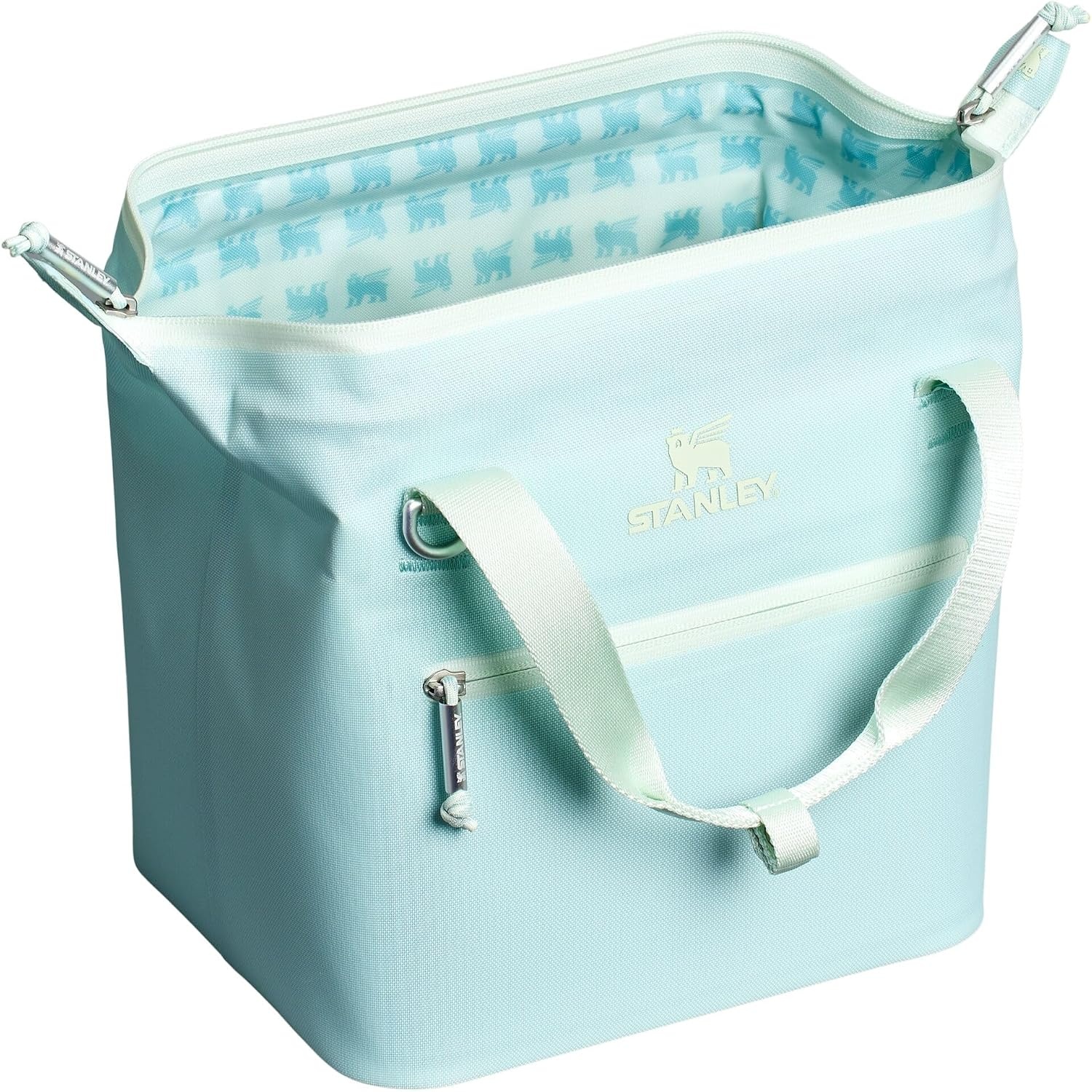 image:imageStanley All Day Julienne Soft Cooler Bag and Lunch Box Insulated Travel Bag with Zipper BPAFreeSeafoam