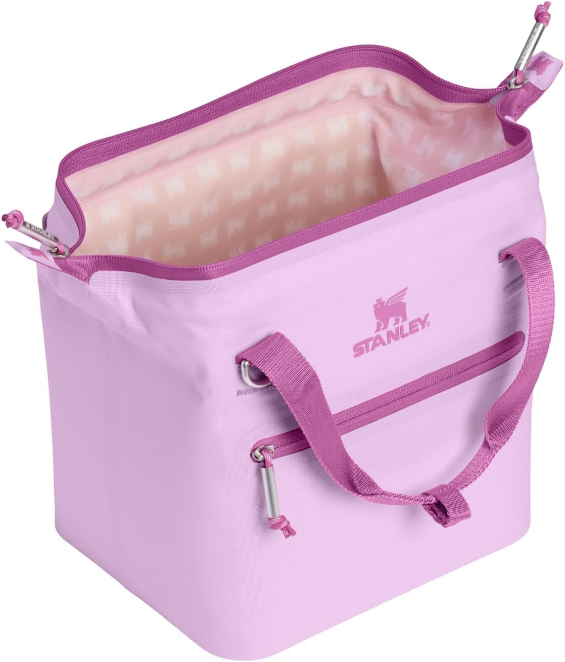 image:imageStanley All Day Julienne Soft Cooler Bag and Lunch Box Insulated Travel Bag with Zipper BPAFreeSoft Orchid