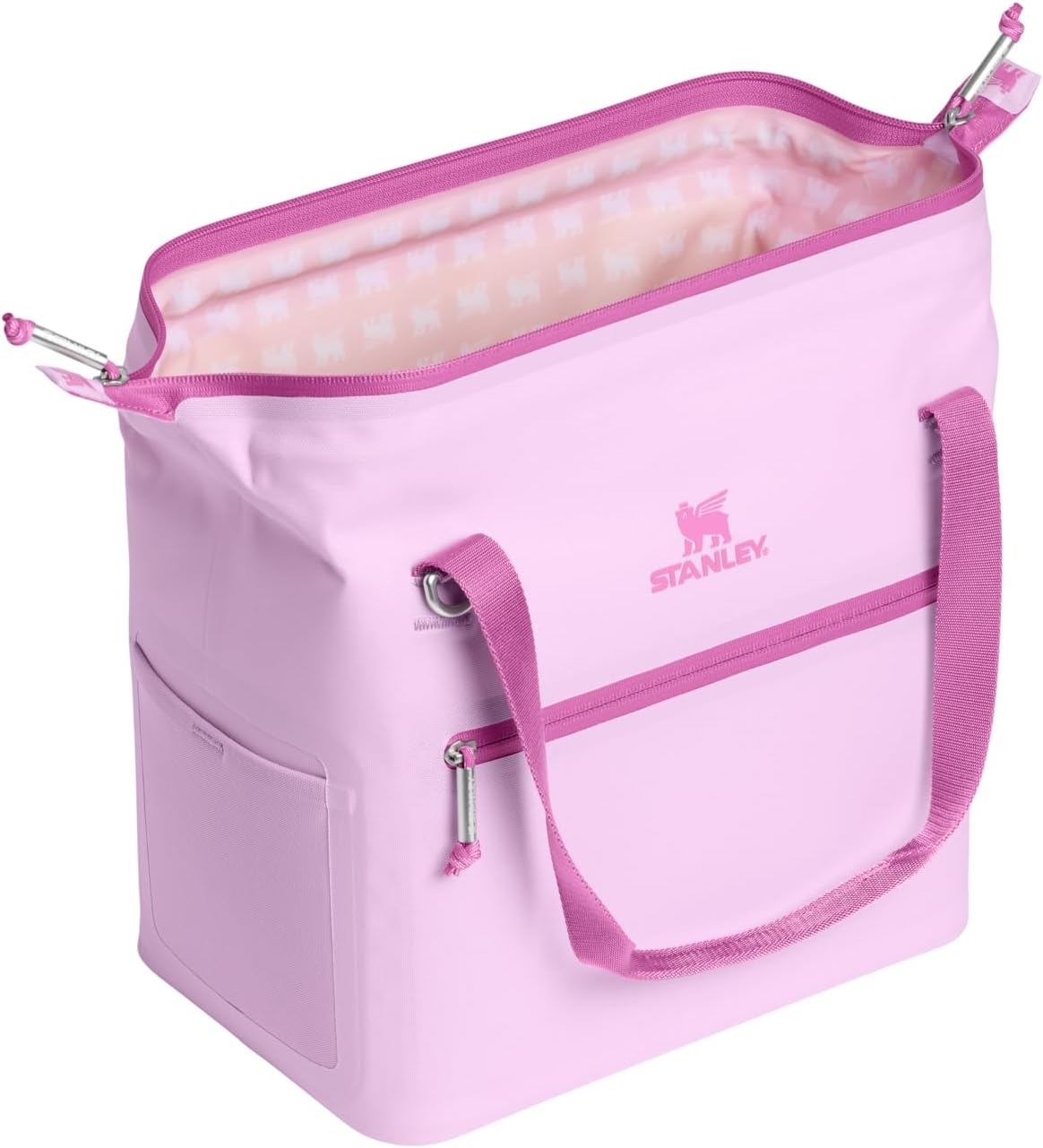image:imageStanley All Day Julienne Soft Cooler Bag and Lunch Box Insulated Travel Bag with Zipper BPAFreeSoft Orchid