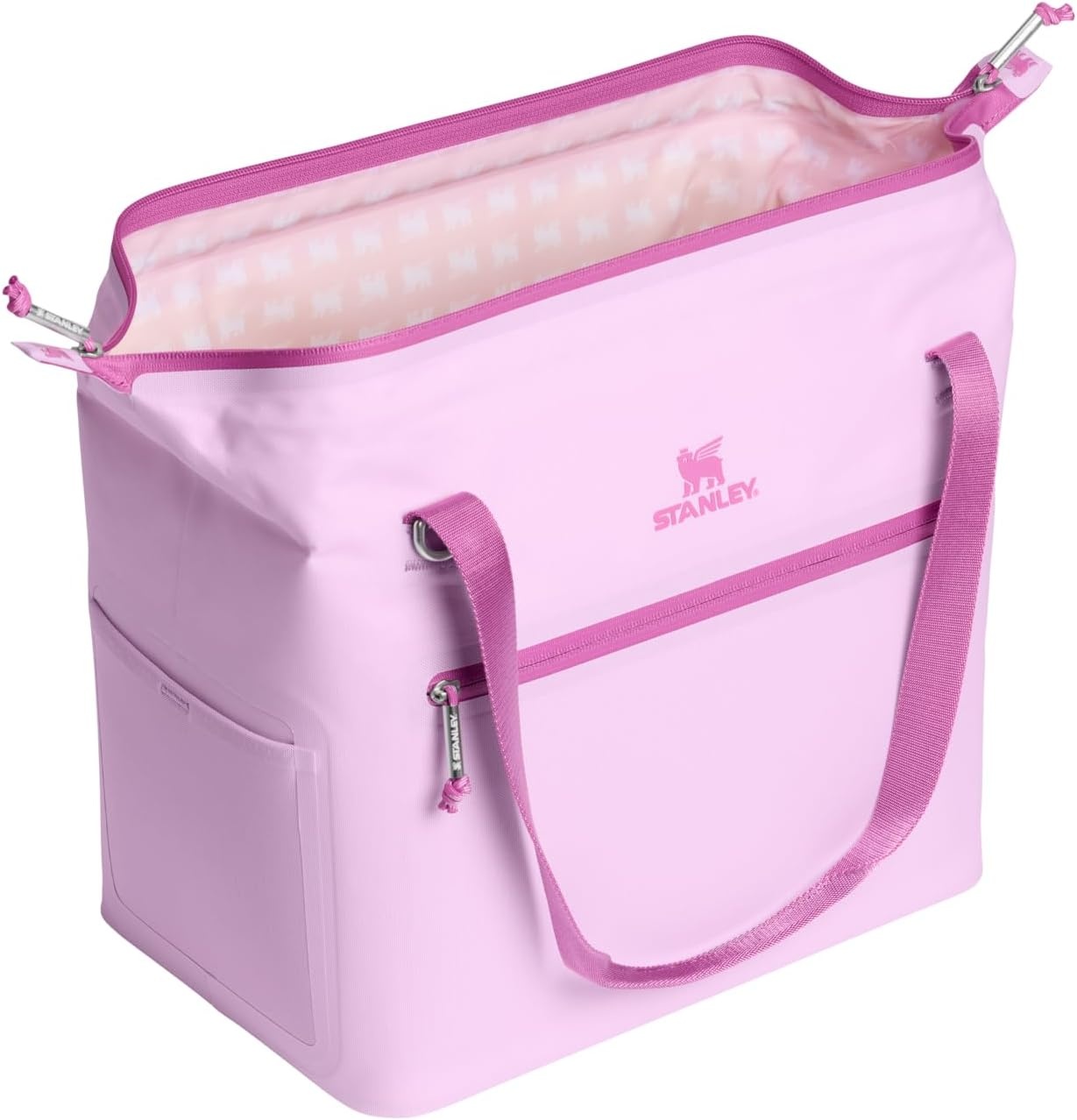 image:imageStanley All Day Julienne Soft Cooler Bag and Lunch Box Insulated Travel Bag with Zipper BPAFreeSoft Orchid