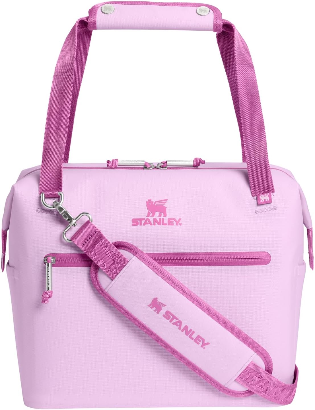 image:imageStanley All Day Julienne Soft Cooler Bag and Lunch Box Insulated Travel Bag with Zipper BPAFreeSoft Orchid
