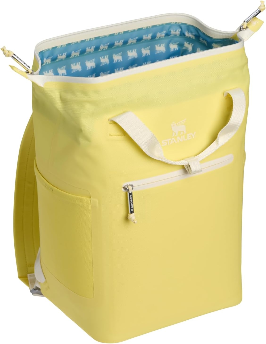image:imageStanley All Day Madeleine Backpack Soft Cooler 20 Can Cooler with Handle and Shoulder Straps Insulated Travel Bag with Zipper BPAFreeDaffodil