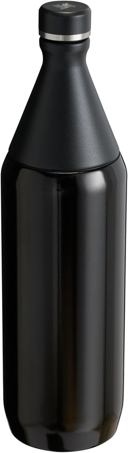 image:imageStanley All Day Slim Bottle 20 oz Twist On Lid with Leakproof Seal Slim Design for Travel amp Gym Insulated Stainless Steel BPAFree Daffodil GlossBlack