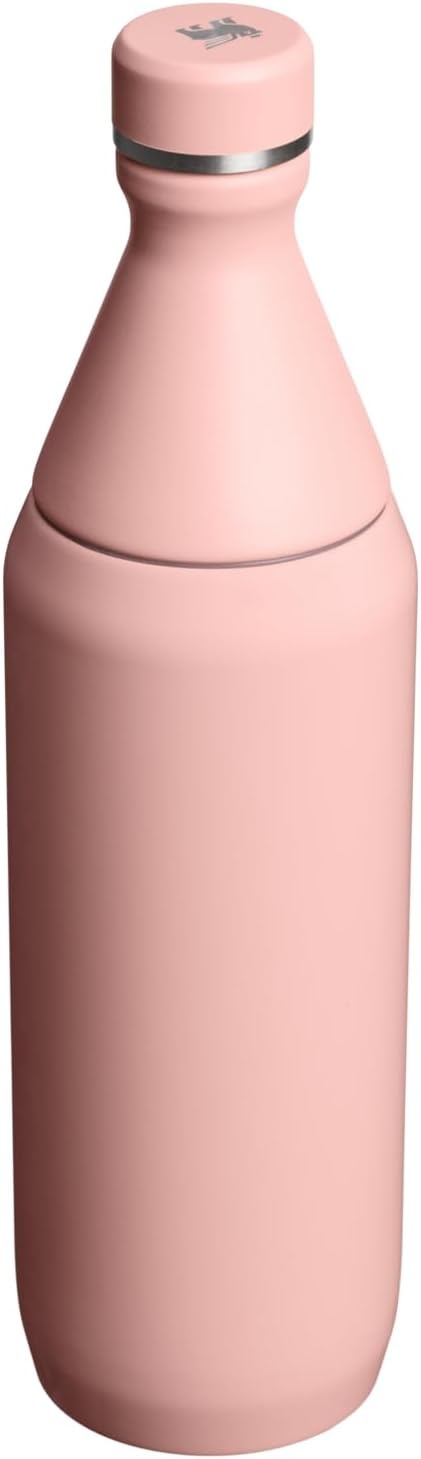 image:imageStanley All Day Slim Bottle 20 oz Twist On Lid with Leakproof Seal Slim Design for Travel amp Gym Insulated Stainless Steel BPAFree Daffodil GlossPeach Rose Gloss