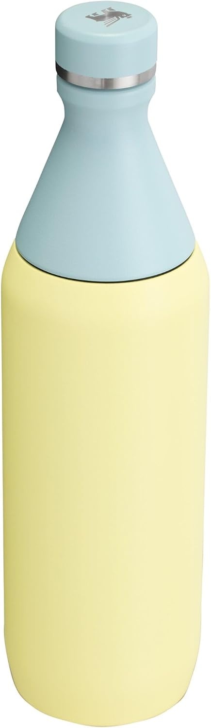 image:imageStanley All Day Slim Bottle 20 oz Twist On Lid with Leakproof Seal Slim Design for Travel amp Gym Insulated Stainless Steel BPAFree Daffodil GlossPomelo