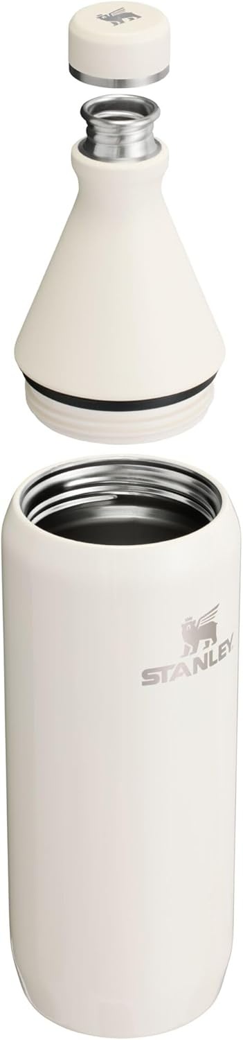 image:imageStanley All Day Slim Bottle 20 oz Twist On Lid with Leakproof Seal Slim Design for Travel amp Gym Insulated Stainless Steel BPAFree Daffodil GlossCream