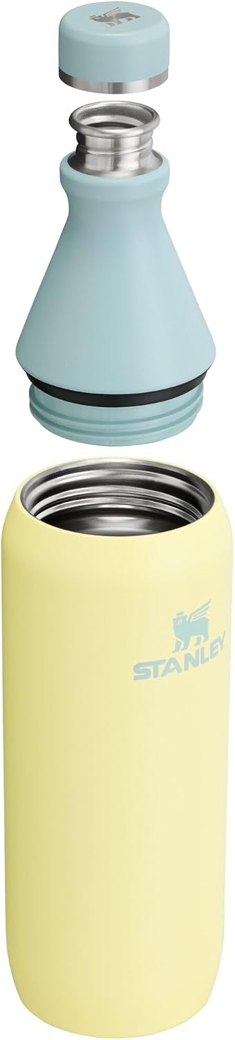 image:imageStanley All Day Slim Bottle 20 oz Twist On Lid with Leakproof Seal Slim Design for Travel amp Gym Insulated Stainless Steel BPAFree Daffodil GlossPomelo