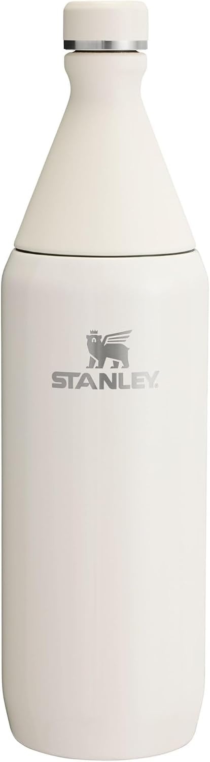 image:imageStanley All Day Slim Bottle 20 oz Twist On Lid with Leakproof Seal Slim Design for Travel amp Gym Insulated Stainless Steel BPAFree Daffodil GlossCream