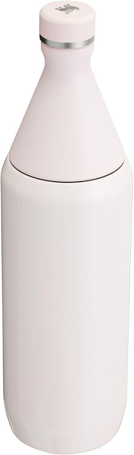 image:imageStanley All Day Slim Bottle 20 oz Twist On Lid with Leakproof Seal Slim Design for Travel amp Gym Insulated Stainless Steel BPAFree Daffodil GlossRose Quartz
