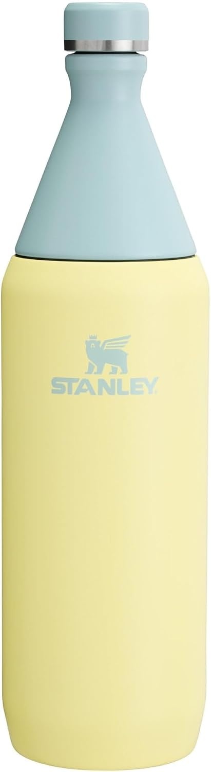 image:imageStanley All Day Slim Bottle 20 oz Twist On Lid with Leakproof Seal Slim Design for Travel amp Gym Insulated Stainless Steel BPAFree Daffodil GlossPomelo