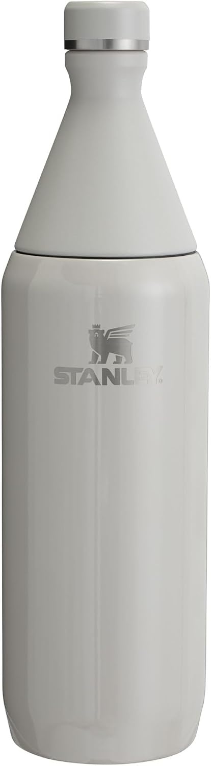 image:imageStanley All Day Slim Bottle 20 oz Twist On Lid with Leakproof Seal Slim Design for Travel amp Gym Insulated Stainless Steel BPAFree Daffodil GlossAsh