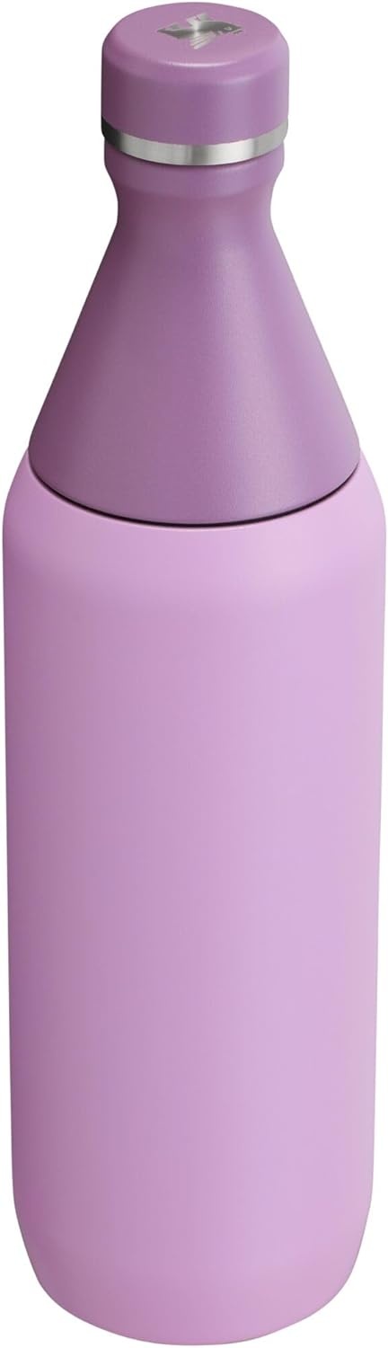 image:imageStanley All Day Slim Bottle 20 oz Twist On Lid with Leakproof Seal Slim Design for Travel amp Gym Insulated Stainless Steel BPAFree Daffodil GlossLilac