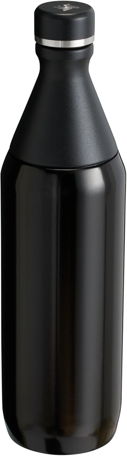 image:imageStanley All Day Slim Bottle 20 oz Twist On Lid with Leakproof Seal Slim Design for Travel amp Gym Insulated Stainless Steel BPAFree Daffodil GlossBlack