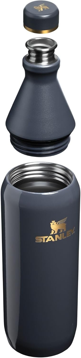 image:imageStanley All Day Slim Bottle 20 oz Twist On Lid with Leakproof Seal Slim Design for Travel amp Gym Insulated Stainless Steel BPAFree Daffodil GlossTwilight Gloss