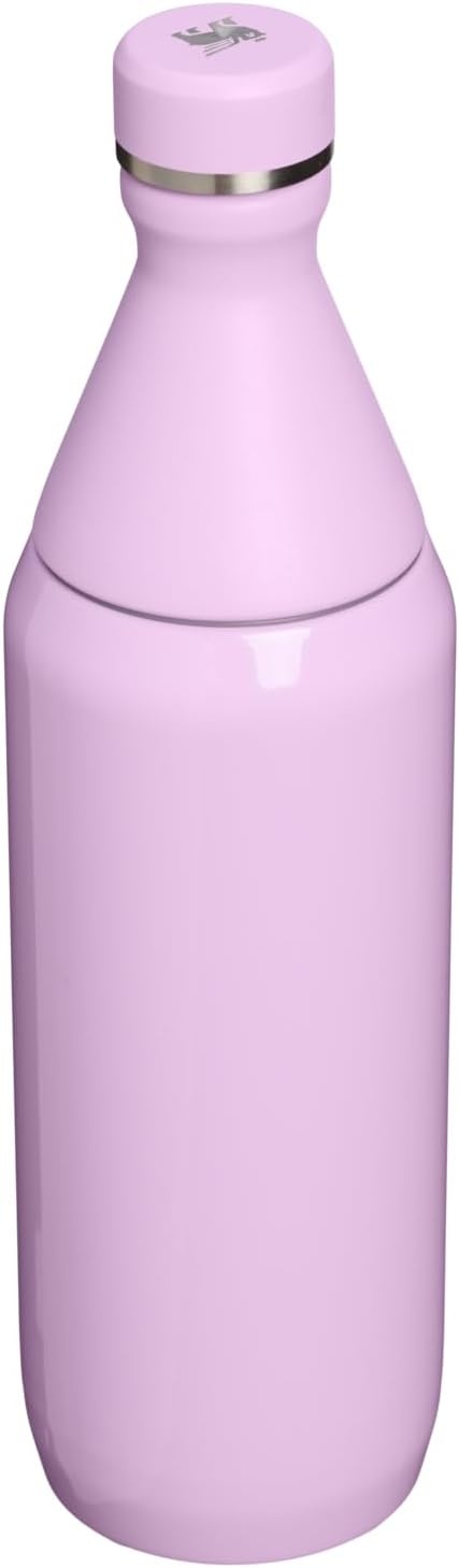 image:imageStanley All Day Slim Bottle 20 oz Twist On Lid with Leakproof Seal Slim Design for Travel amp Gym Insulated Stainless Steel BPAFree Daffodil GlossSoft Orchid Gloss