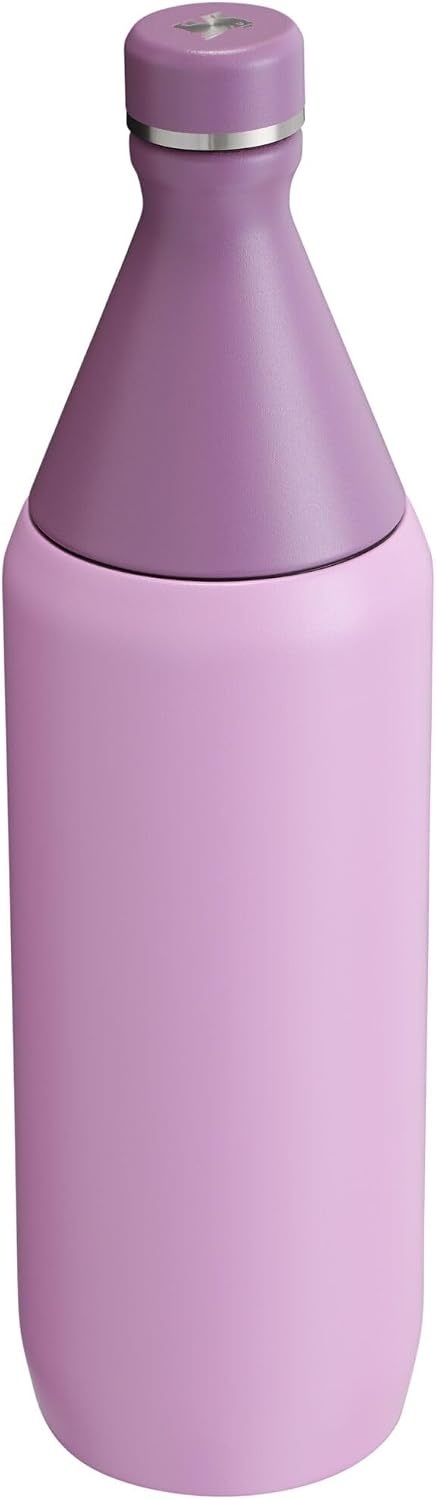image:imageStanley All Day Slim Bottle 20 oz Twist On Lid with Leakproof Seal Slim Design for Travel amp Gym Insulated Stainless Steel BPAFree Daffodil GlossLilac
