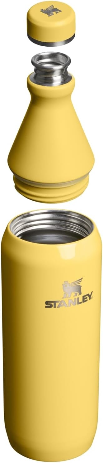 image:imageStanley All Day Slim Bottle 20 oz Twist On Lid with Leakproof Seal Slim Design for Travel amp Gym Insulated Stainless Steel BPAFree Daffodil GlossDaffodil Gloss