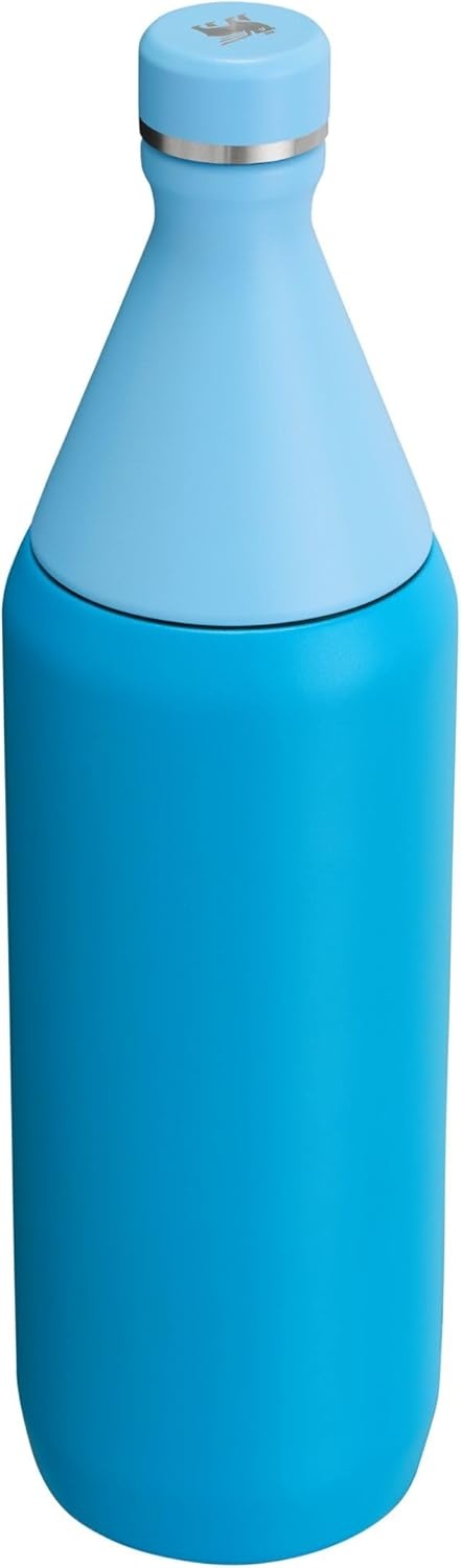 image:imageStanley All Day Slim Bottle 20 oz Twist On Lid with Leakproof Seal Slim Design for Travel amp Gym Insulated Stainless Steel BPAFree Daffodil GlossAzure