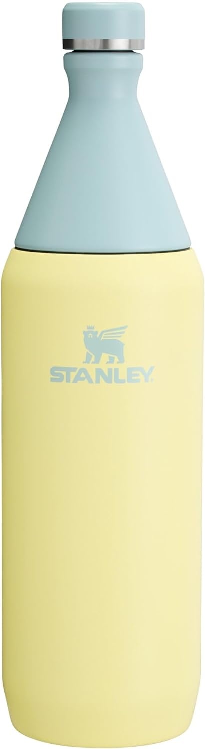image:imageStanley All Day Slim Bottle 20 oz Twist On Lid with Leakproof Seal Slim Design for Travel amp Gym Insulated Stainless Steel BPAFree Daffodil GlossPomelo