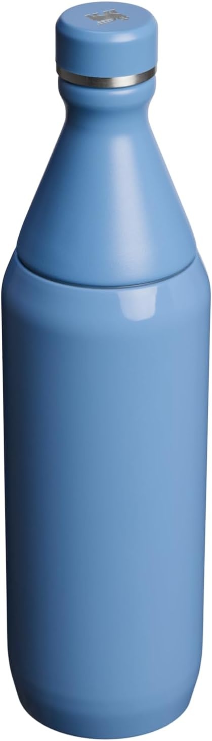 image:imageStanley All Day Slim Bottle 20 oz Twist On Lid with Leakproof Seal Slim Design for Travel amp Gym Insulated Stainless Steel BPAFree Daffodil GlossBlue Sky Gloss