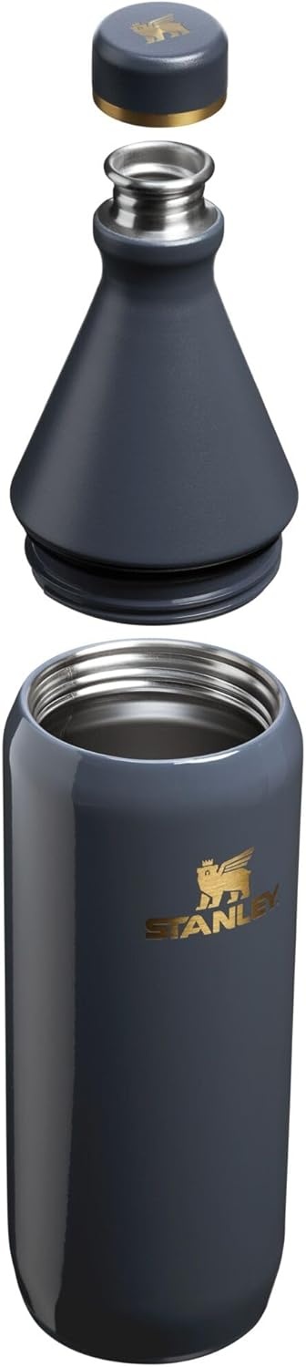 image:imageStanley All Day Slim Bottle 34 oz Twist off Lid with Leakproof Seal Slim Design for Travel and Gym Insulated Stainless Steel Water Bottle BPAFree Twilight Gloss