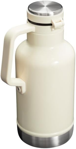 image:imageStanley Classic EasyPour Growler 64 oz Keeps Beer Cold or Coffee Hot Leakproof Steel Lined Lid and Easy to Carry Handle Insulated Stainless Steel BPAFree GreenCream Gloss