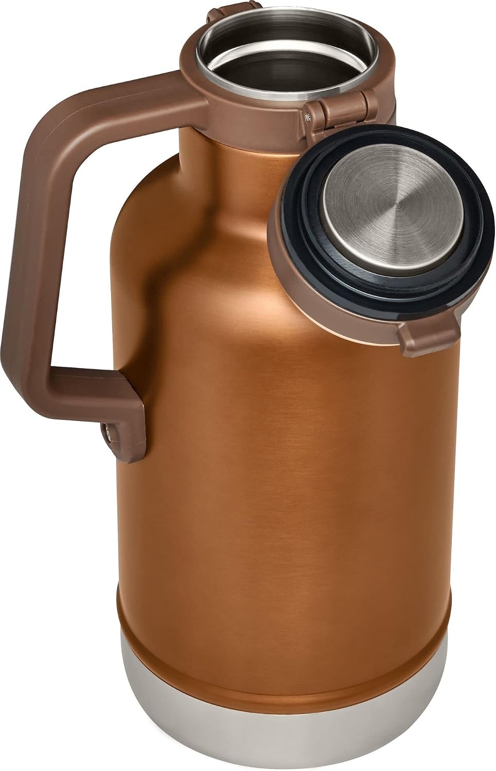 image:imageStanley Classic EasyPour Growler 64 oz Keeps Beer Cold or Coffee Hot Leakproof Steel Lined Lid and Easy to Carry Handle Insulated Stainless Steel BPAFree GreenMaple