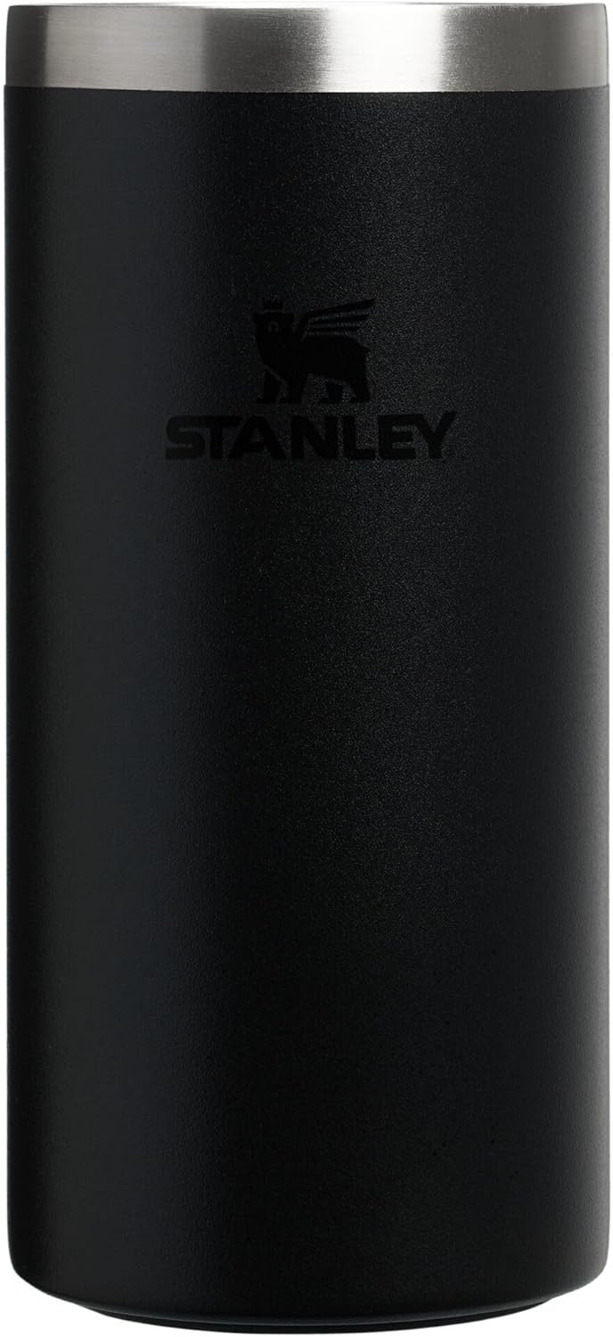 image:imageStanley Everyday Can Cooler Cup Beer Seltzers Soda and Energy Drinks Doubles as Tumbler Insulated Stainless Steel Drink Holder BPAFreeBlack 20