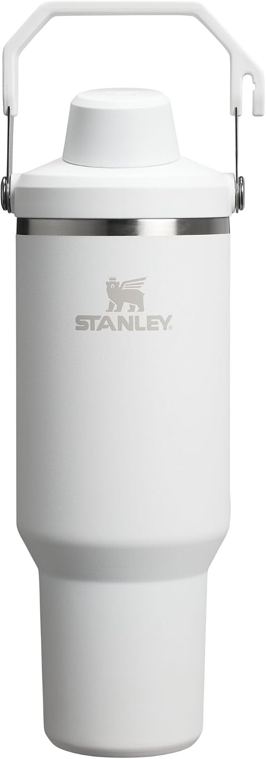 image:imageStanley IceFlow 20 Fast Flow Tumbler with Handle 40 oz Twist On Angled Spout Lid Leakproof Water Bottle Insulated Stainless Steel BPAFree LilacFrost