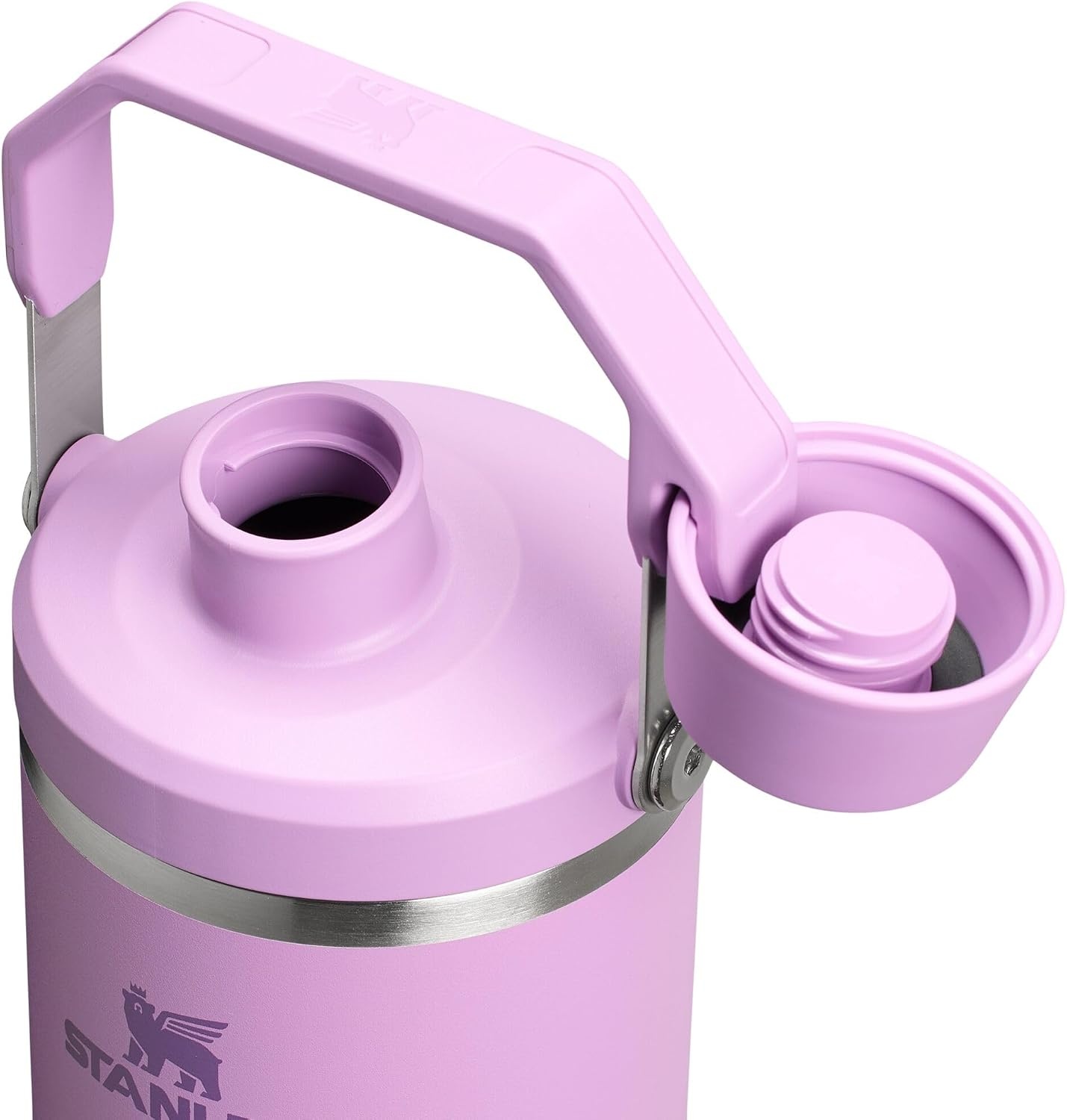image:imageStanley IceFlow 20 Fast Flow Tumbler with Handle 40 oz Twist On Angled Spout Lid Leakproof Water Bottle Insulated Stainless Steel BPAFree LilacLilac