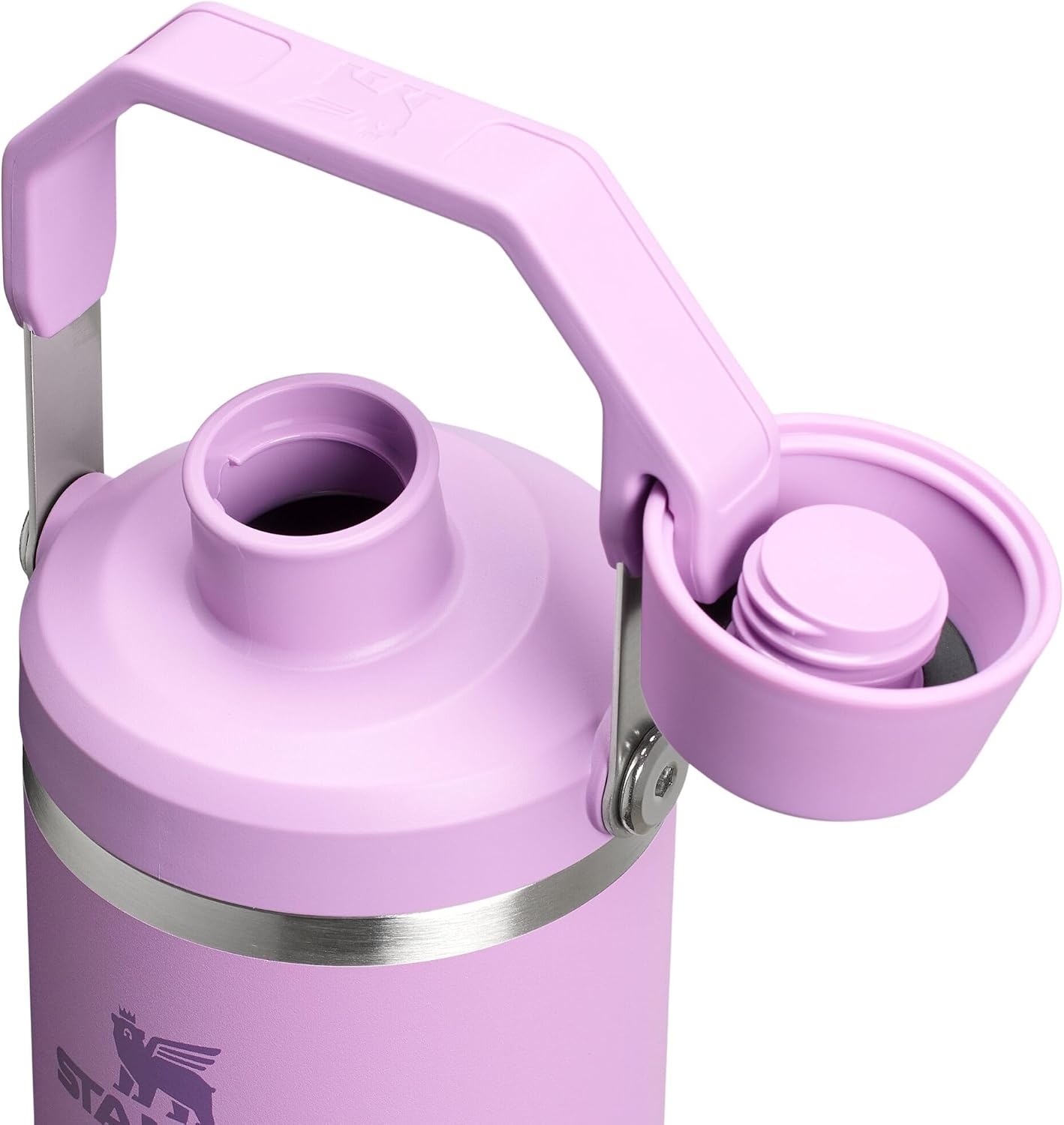 image:imageStanley IceFlow 20 Fast Flow Tumbler with Handle 40 oz Twist On Angled Spout Lid Leakproof Water Bottle Insulated Stainless Steel BPAFree LilacLilac