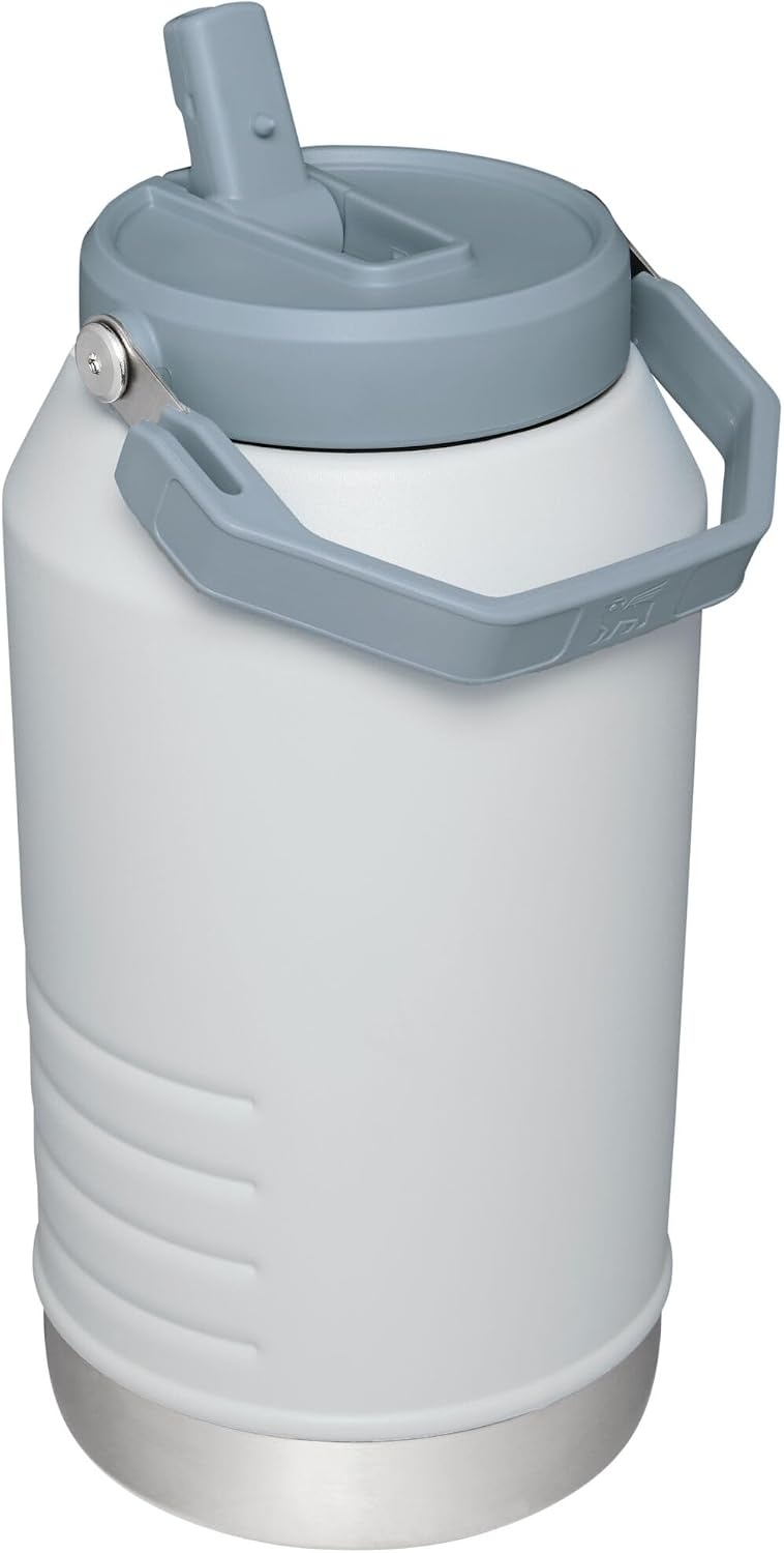 image:imageStanley IceFlow 20 Flip Straw Jug with Handle 64 oz Twist On Lid and Flip Up Straw Leakproof for Travel and Sports Insulated Stainless Steel BPAFree Dried PineFog