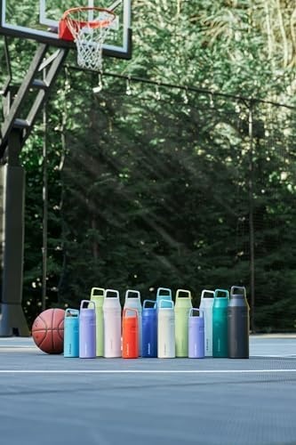 image:imageStanley IceFlow Cap and Carry Water Bottle Wide Mouth Twist Lid Lightweight amp Leakproof for Travel amp Sports Insulated Stainless Steel BPAFreeAlpine