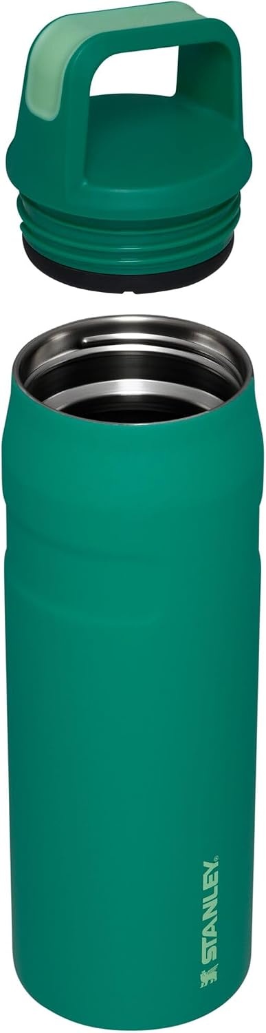 image:imageStanley IceFlow Cap and Carry Water Bottle Wide Mouth Twist Lid Lightweight amp Leakproof for Travel amp Sports Insulated Stainless Steel BPAFreeAlpine