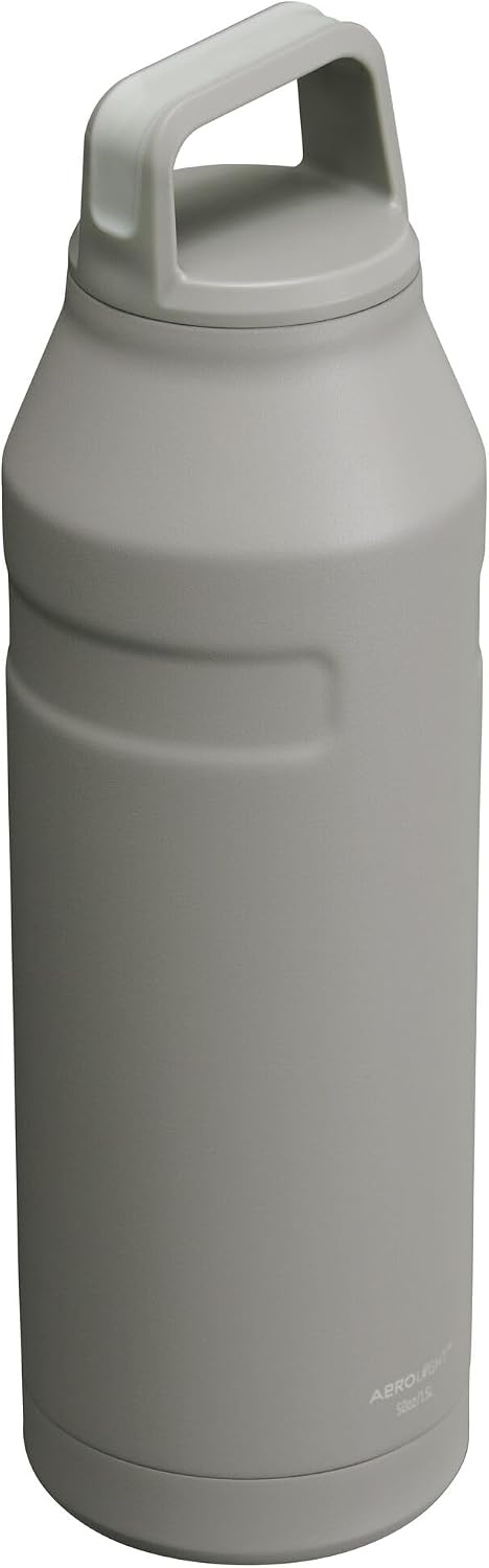 image:imageStanley IceFlow Cap and Carry Water Bottle Wide Mouth Twist Lid Lightweight amp Leakproof for Travel amp Sports Insulated Stainless Steel BPAFreeAsh