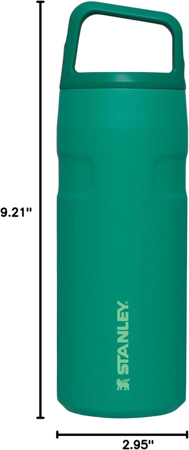 image:imageStanley IceFlow Cap and Carry Water Bottle Wide Mouth Twist Lid Lightweight amp Leakproof for Travel amp Sports Insulated Stainless Steel BPAFreeAlpine