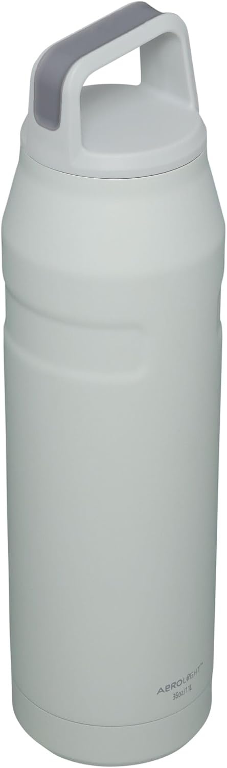 image:imageStanley IceFlow Cap and Carry Water Bottle Wide Mouth Twist Lid Lightweight amp Leakproof for Travel amp Sports Insulated Stainless Steel BPAFreeFog Glimmer
