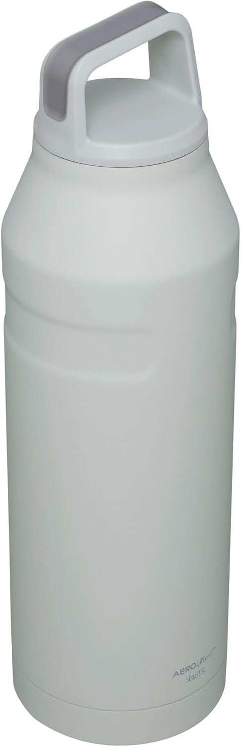 image:imageStanley IceFlow Cap and Carry Water Bottle Wide Mouth Twist Lid Lightweight amp Leakproof for Travel amp Sports Insulated Stainless Steel BPAFreeFog Glimmer