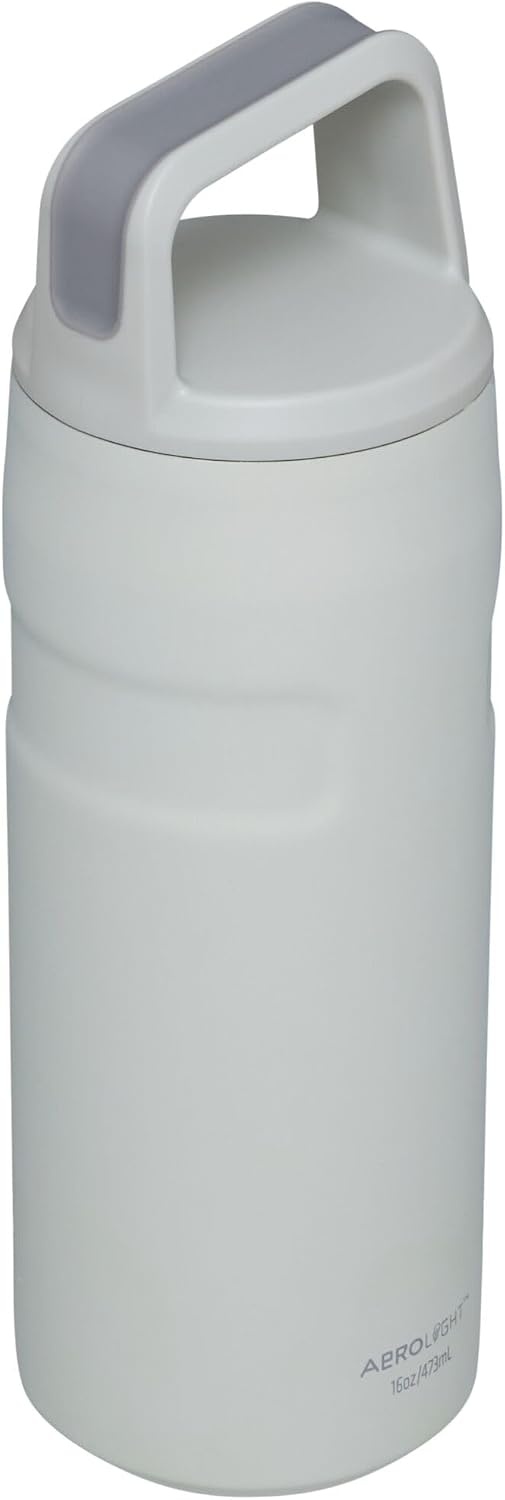 image:imageStanley IceFlow Cap and Carry Water Bottle Wide Mouth Twist Lid Lightweight amp Leakproof for Travel amp Sports Insulated Stainless Steel BPAFreeFog Glimmer