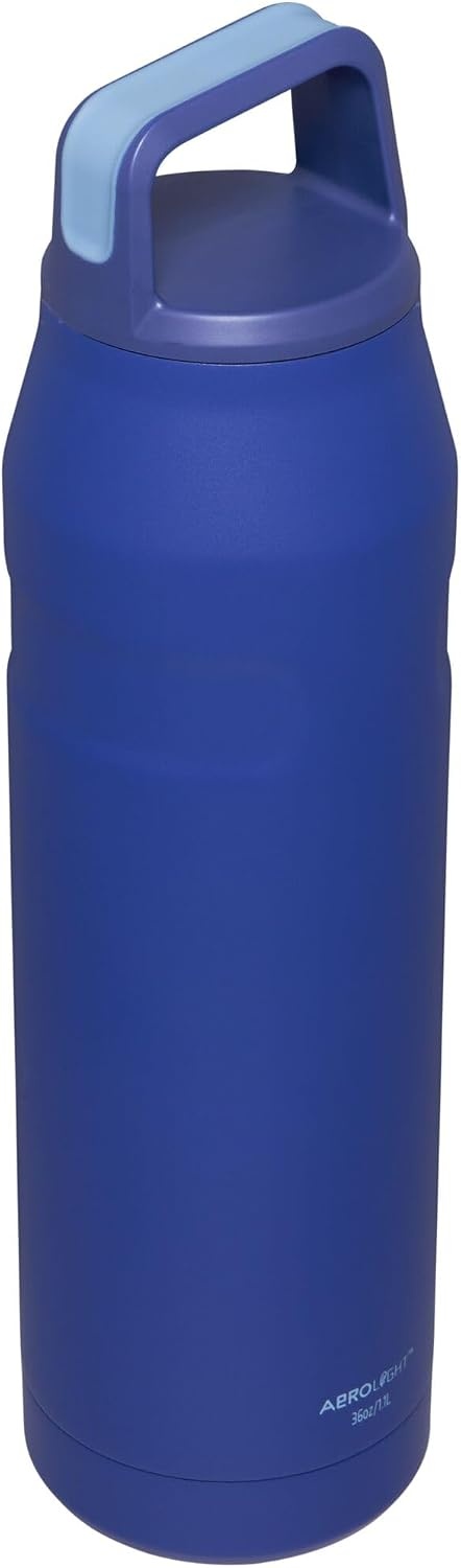image:imageStanley IceFlow Cap and Carry Water Bottle Wide Mouth Twist Lid Lightweight amp Leakproof for Travel amp Sports Insulated Stainless Steel BPAFreeLapis