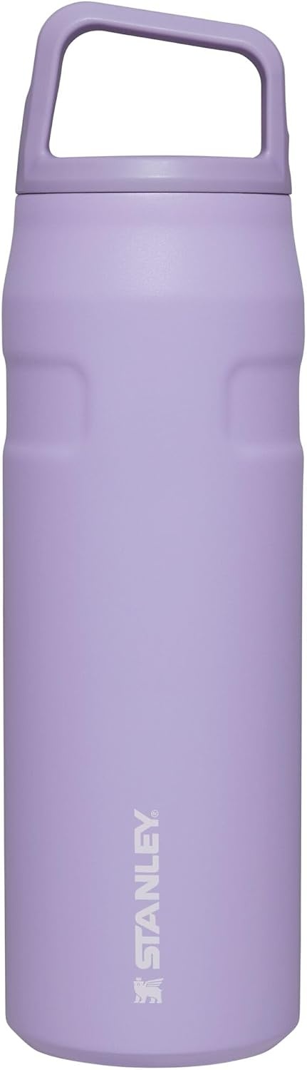 image:imageStanley IceFlow Cap and Carry Water Bottle Wide Mouth Twist Lid Lightweight amp Leakproof for Travel amp Sports Insulated Stainless Steel BPAFreeLavender