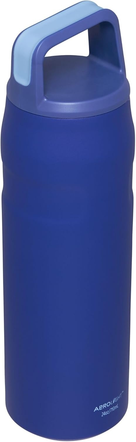 image:imageStanley IceFlow Cap and Carry Water Bottle Wide Mouth Twist Lid Lightweight amp Leakproof for Travel amp Sports Insulated Stainless Steel BPAFreeLapis