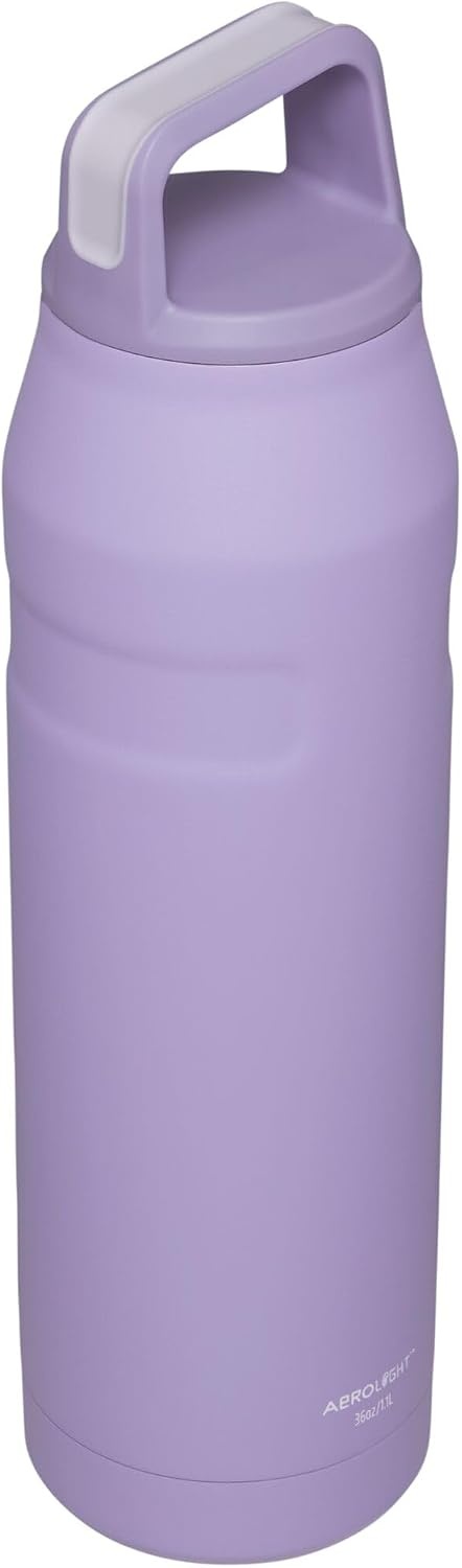 image:imageStanley IceFlow Cap and Carry Water Bottle Wide Mouth Twist Lid Lightweight amp Leakproof for Travel amp Sports Insulated Stainless Steel BPAFreeLavender