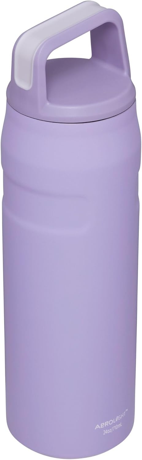 image:imageStanley IceFlow Cap and Carry Water Bottle Wide Mouth Twist Lid Lightweight amp Leakproof for Travel amp Sports Insulated Stainless Steel BPAFreeLavender