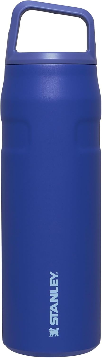 image:imageStanley IceFlow Cap and Carry Water Bottle Wide Mouth Twist Lid Lightweight amp Leakproof for Travel amp Sports Insulated Stainless Steel BPAFreeLapis